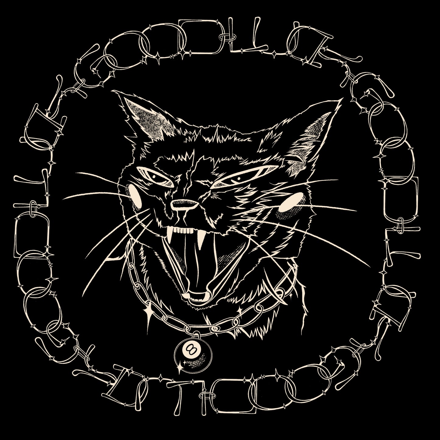 Good Luck Black Cat Hoodie