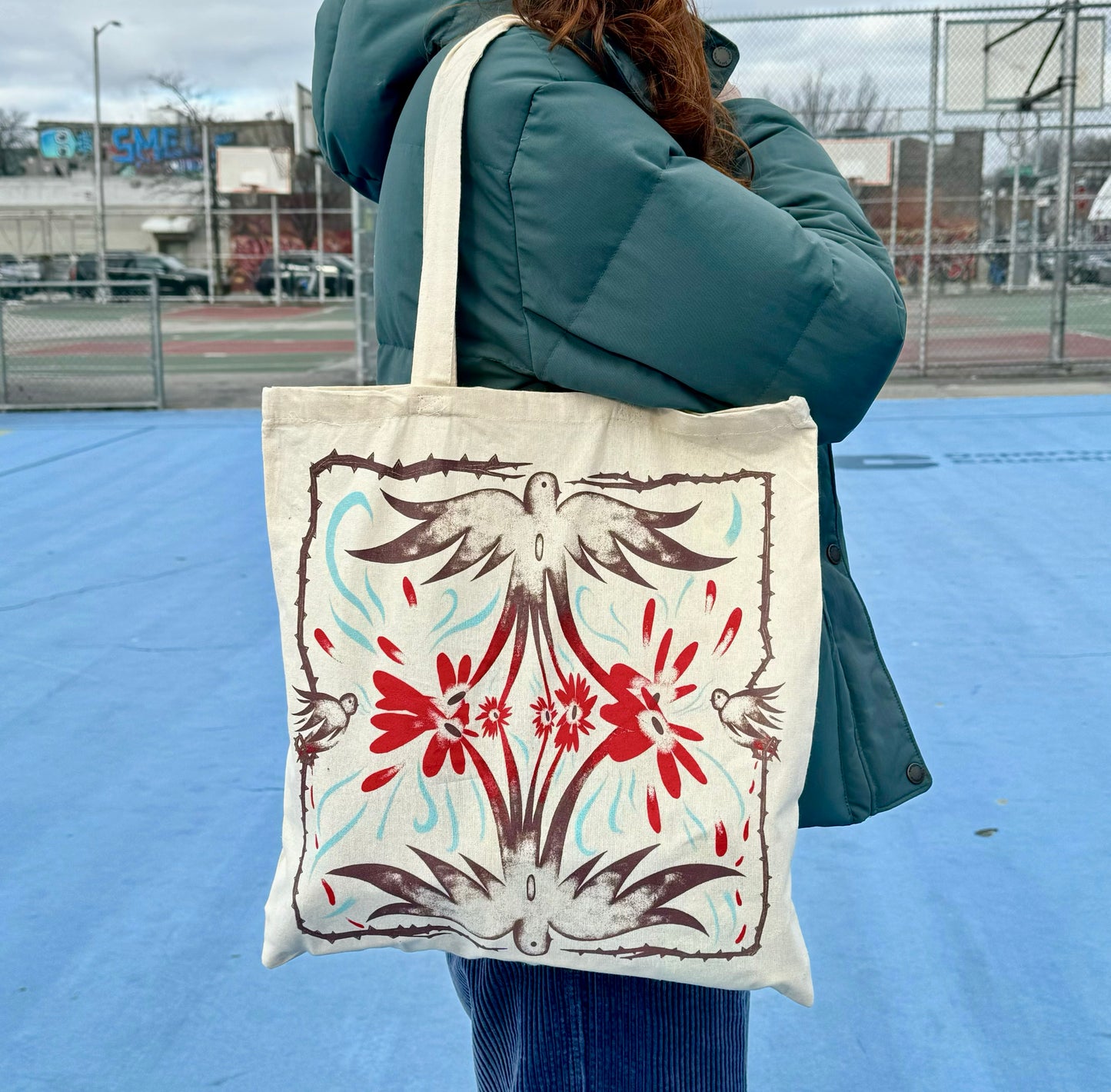 Smelling the Flowers Tote